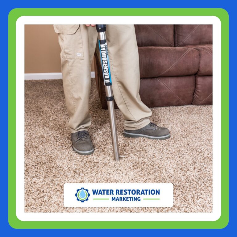 Person using tool on carpet