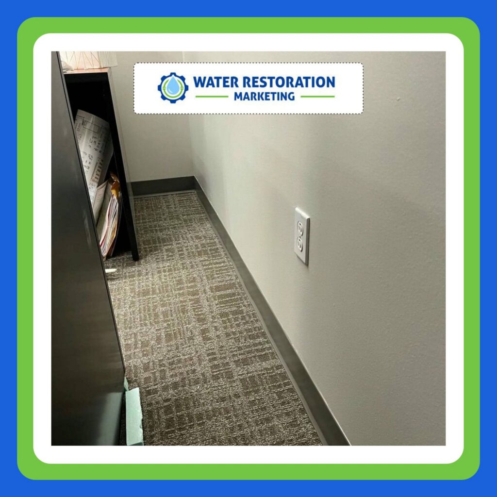 Corner of an office with outlet