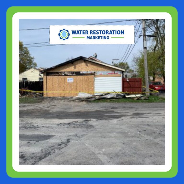 Building with boarded windows and doors