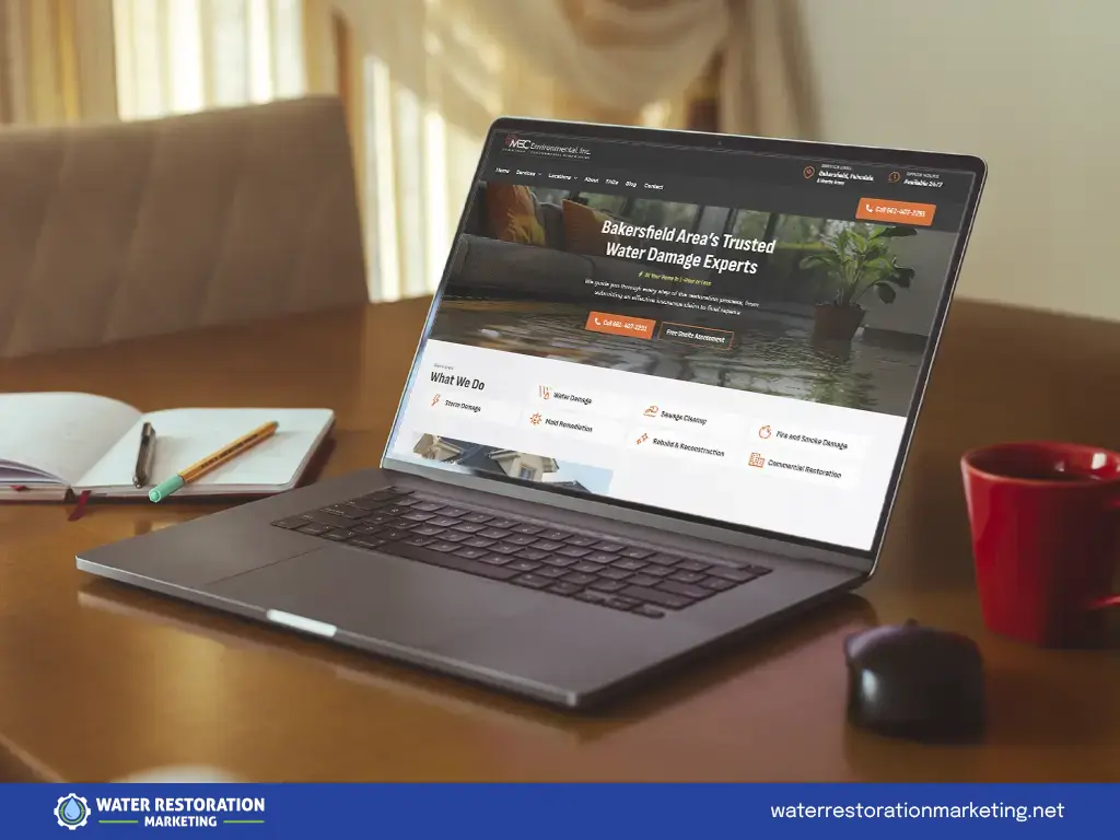 Website mockup
