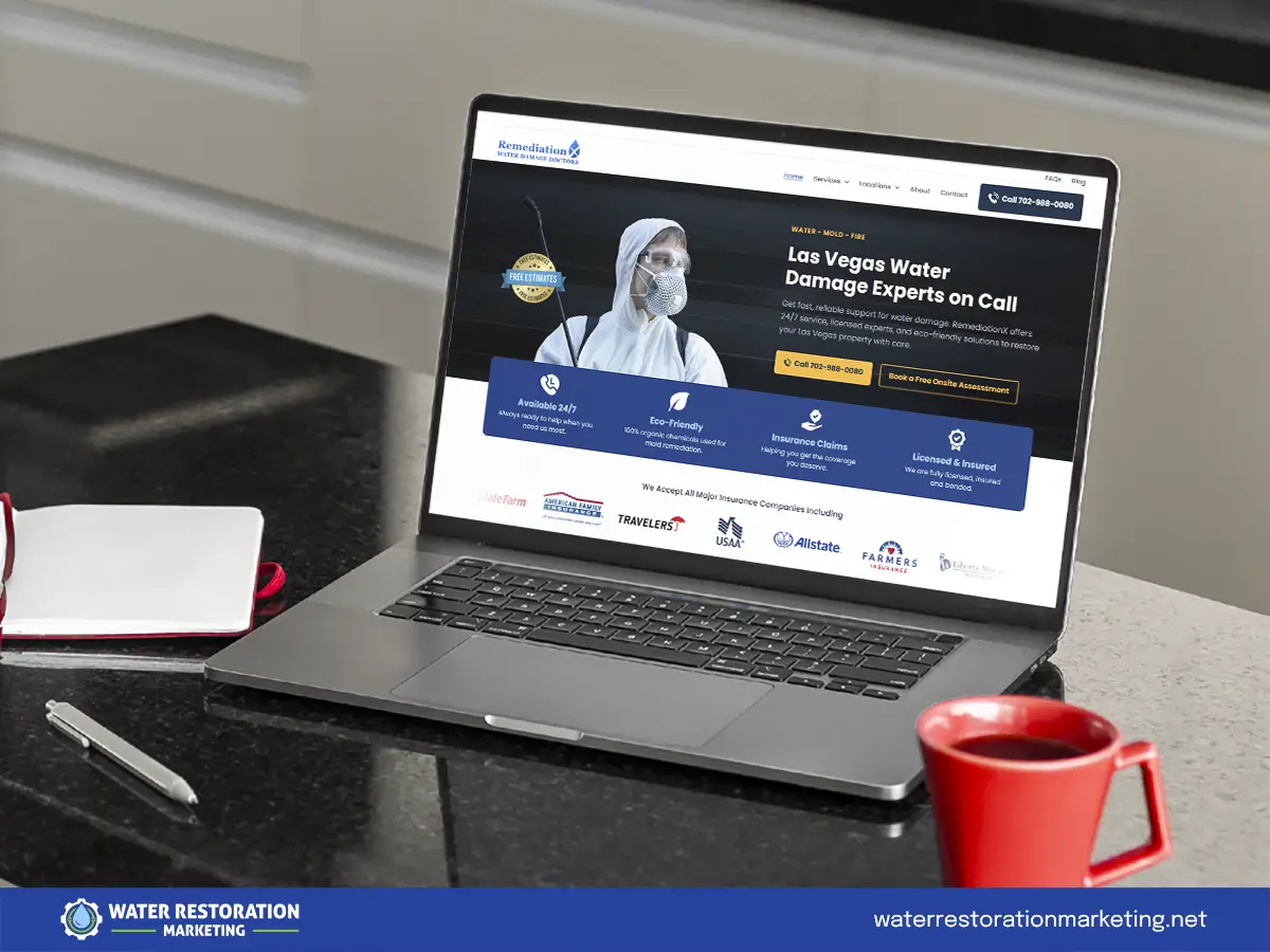 Website mockup