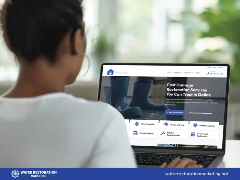 Website mockup
