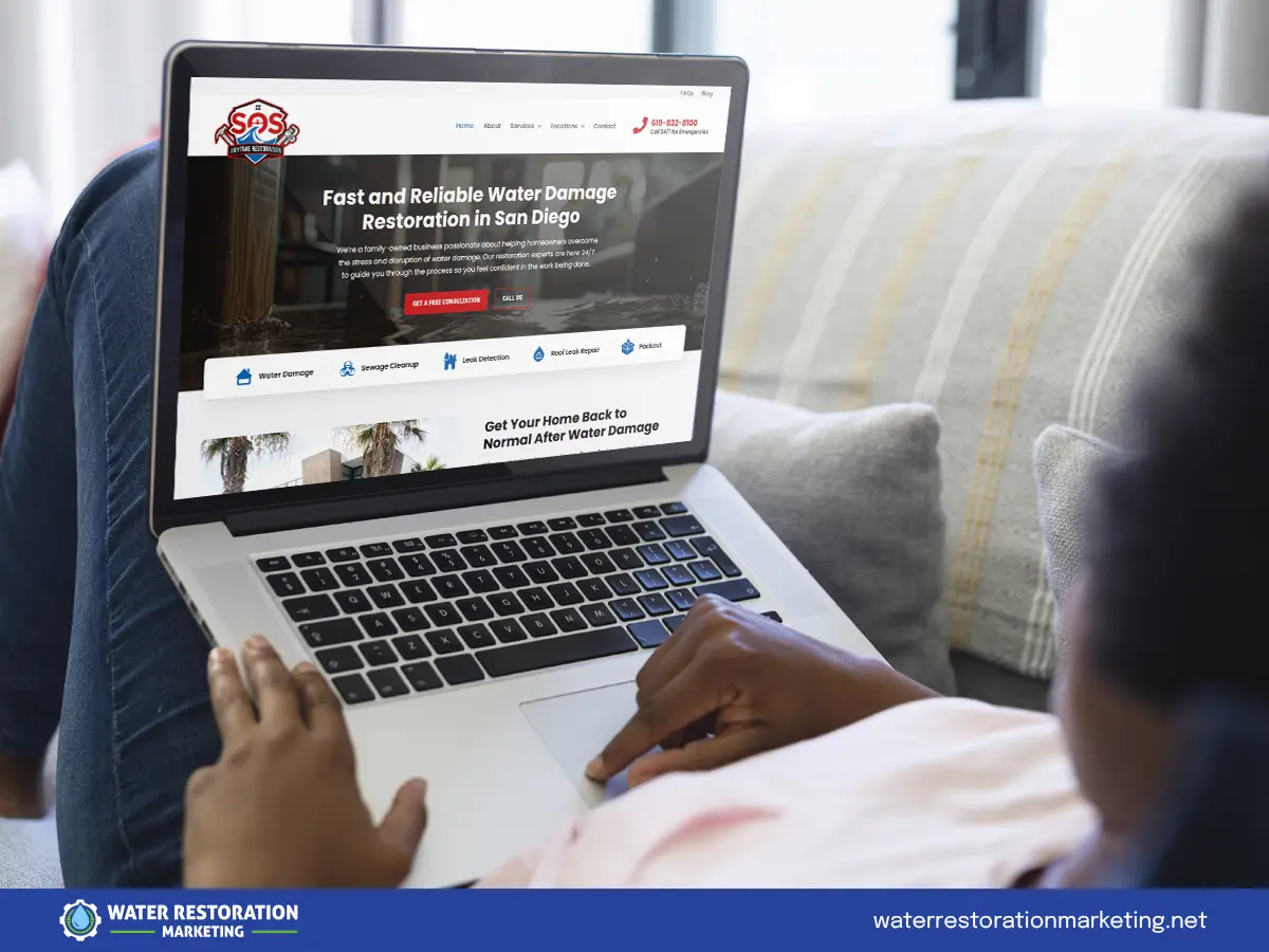 Website mockup