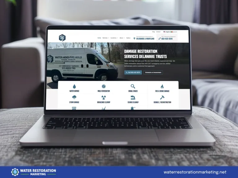 Website mockup